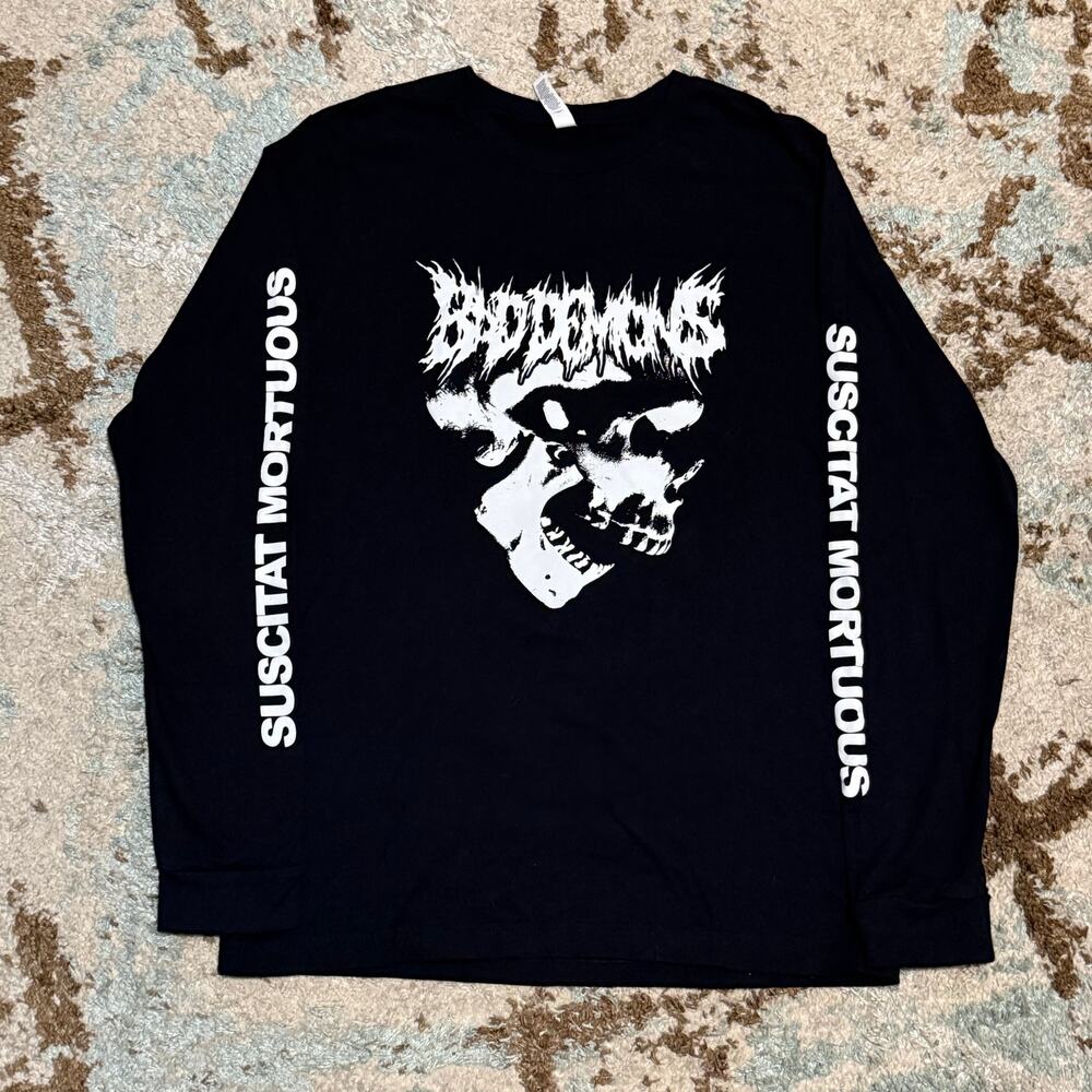 Bad Demons (?) Suscitat Mortuous Shirt Size Large Skull Metal Band Style